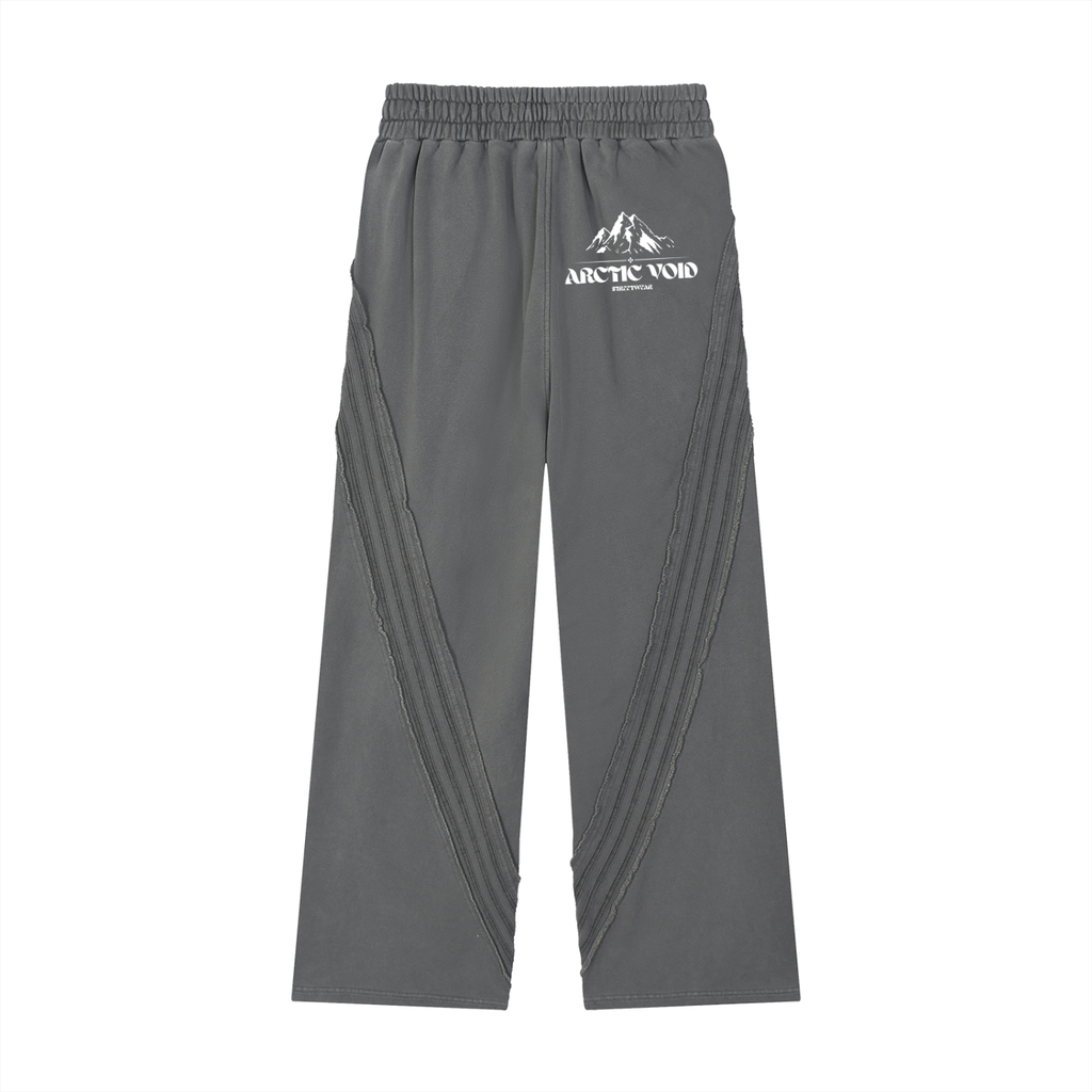 Snow Washed Tape Raw Edge Sweatpants