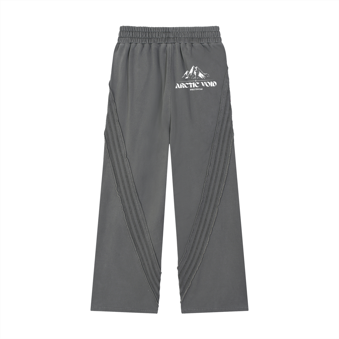 Snow Washed Tape Raw Edge Sweatpants
