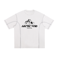 Streetwear Contrast-Stitched Cotton T-Shirt