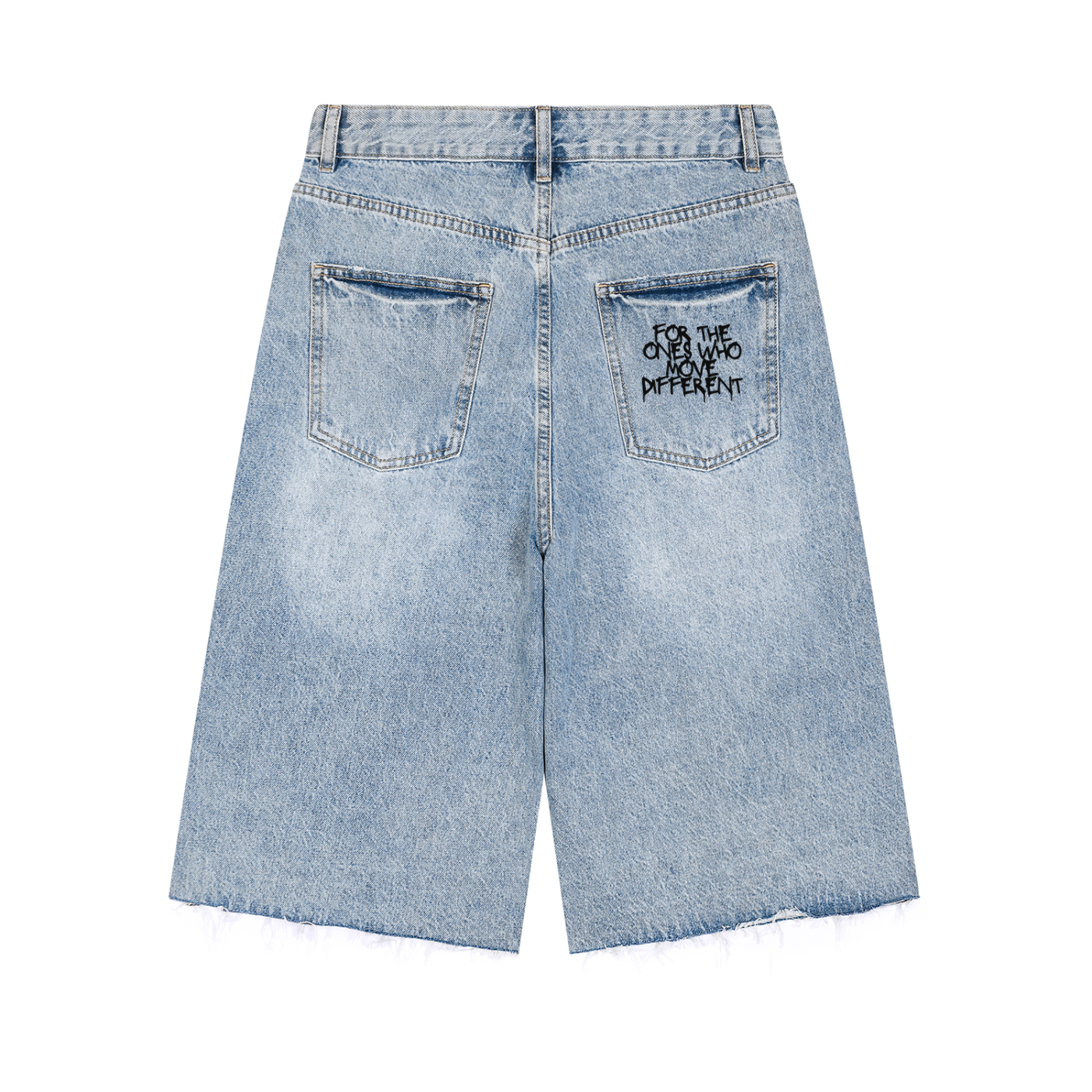 Men’s Vintage Wide Leg Denim Shorts