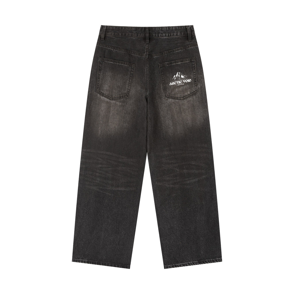 Vintage Wash Heavyweight Denim Jeans