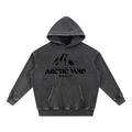 Snow Wash Fleece Oversize Hoodie