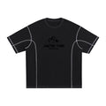 Streetwear Contrast-Stitched Cotton T-Shirt