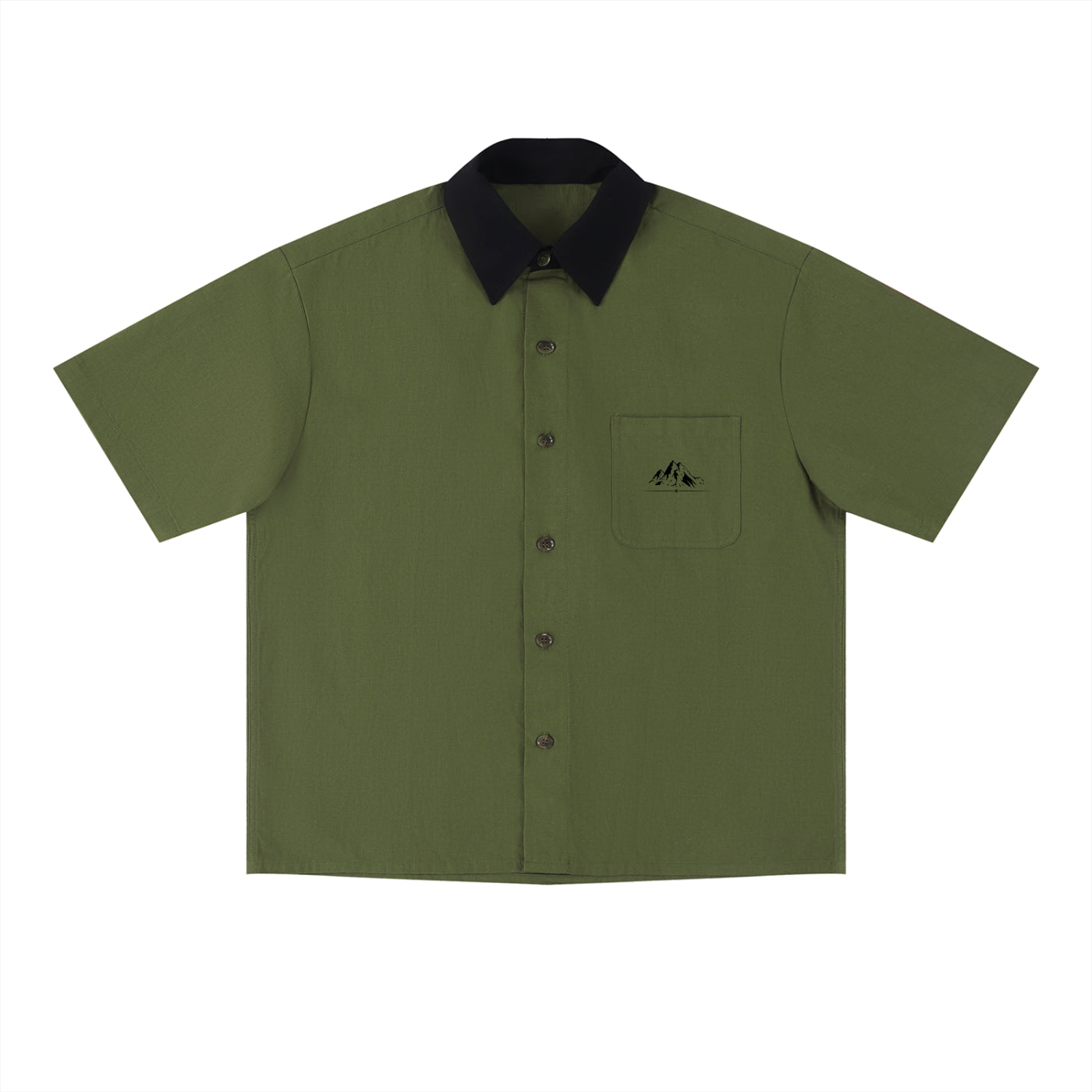 Unisex Color Block Short Sleeve Shirt